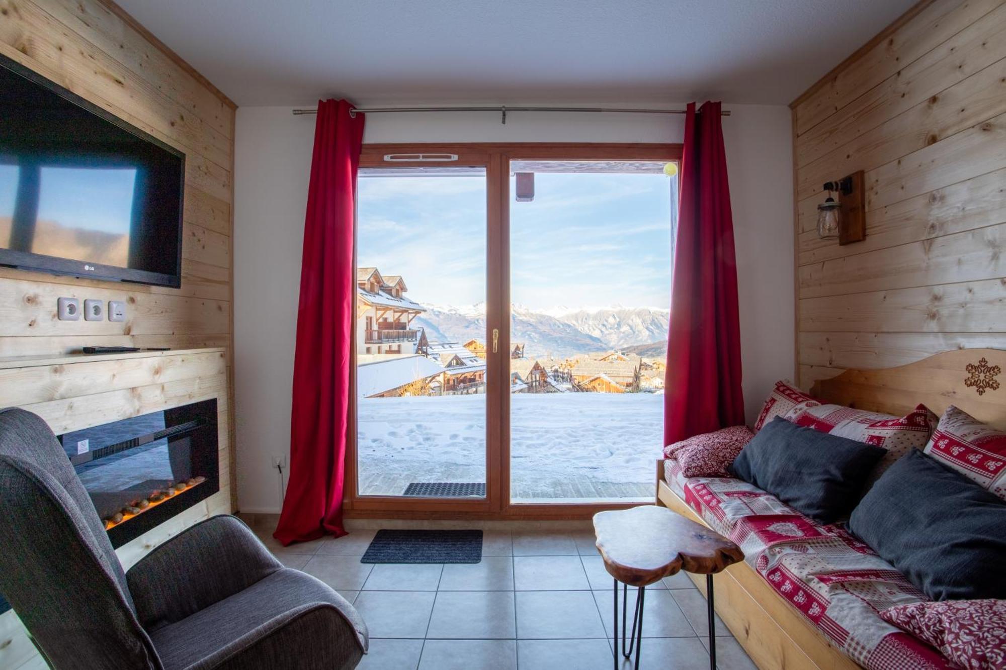 Cosy Cottage 1800 - Pied Des Pistes - Piscine, Sauna, Parking Privee Les Orres Exterior foto